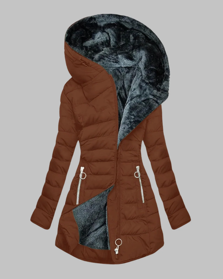 AYANE - Casual Slim Fit Hooded Long Sleeve Jacket