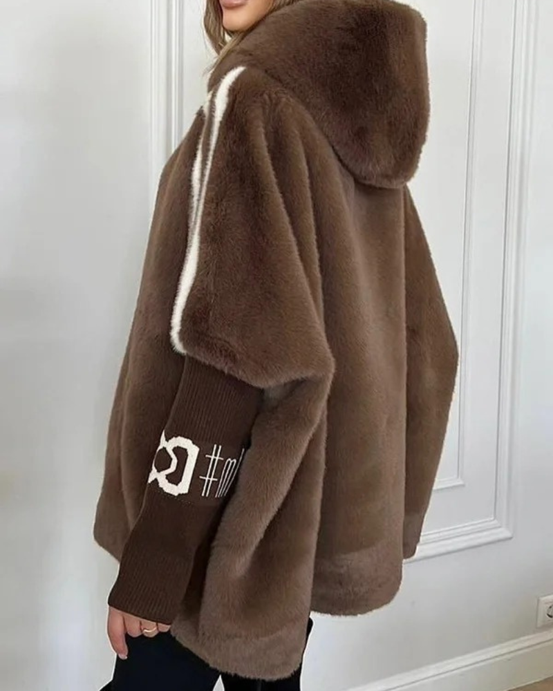 SAMANA - Plush Hooded Jacket