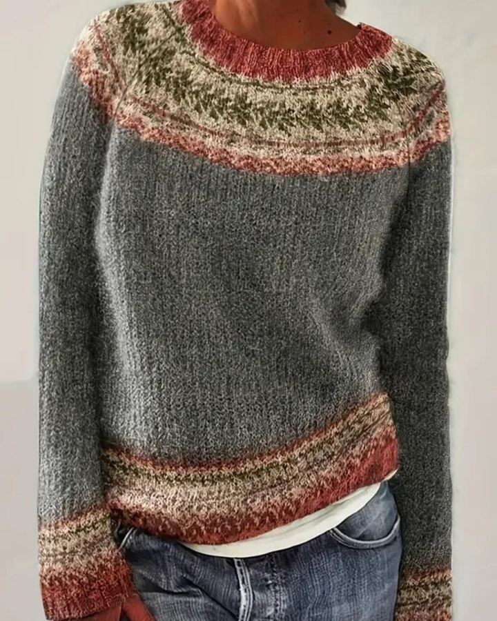 SKYLA - Chic Ethnic Sweater Knitwear