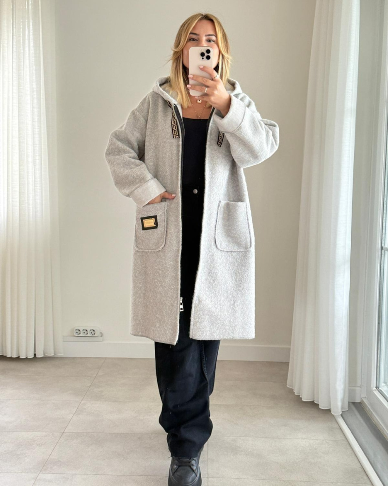 JARASA - WARM HOODED COAT