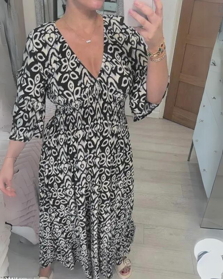 AIRE - Elastic Boho Dress