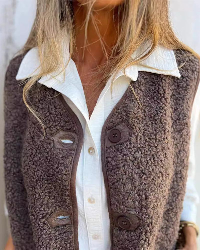 DANELA - Vest in soft wool