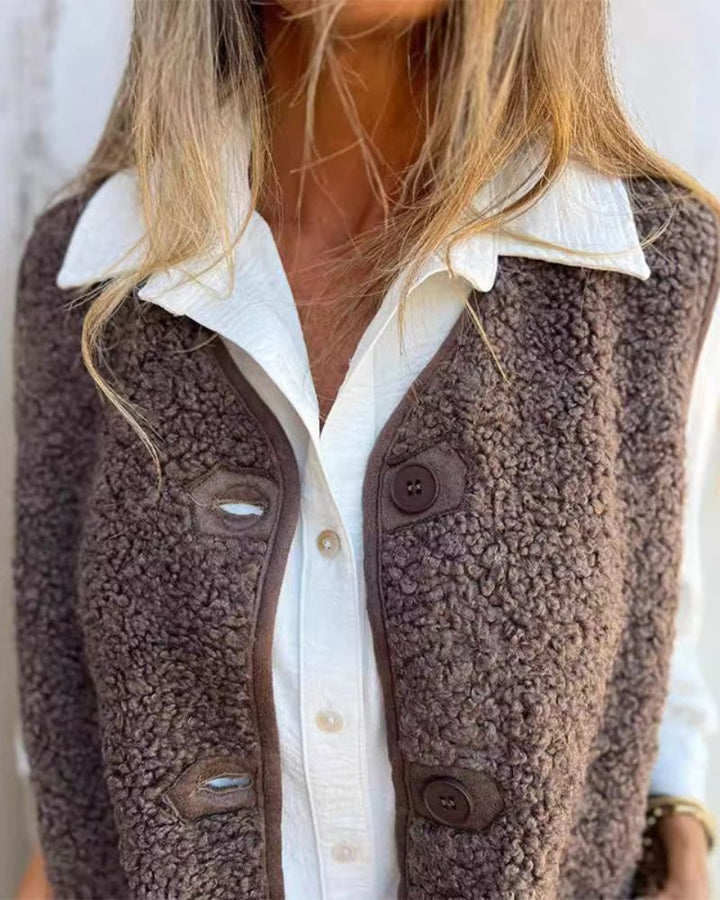 DANELA - Vest in soft wool